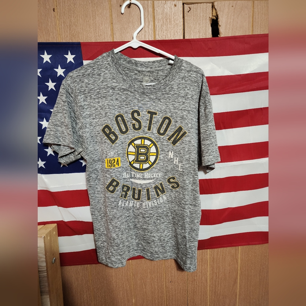 Boston Bruins Large Heathered Grey Large T-Shirt